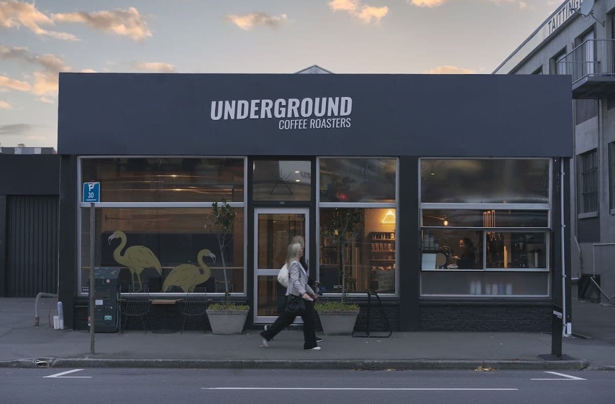 Underground Coffee Roasters — specialty coffee shop in Christchurch